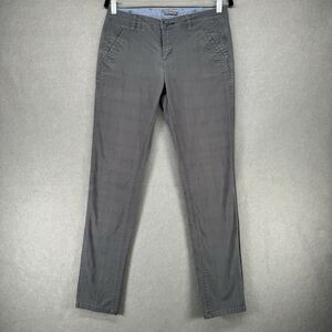 Toad & Co Pants‎ Womens Size 2 Gray Fade Earthworks Organic Cotton Chino Stretch